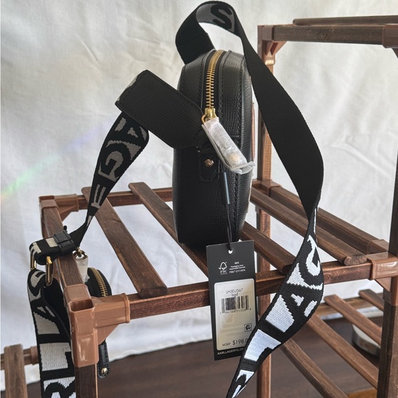 Karl Lagerfeld Black Cat Face Crossbody Bag - Picture 3 of 4